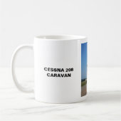 セスナ208 CARAVAN飛行機マグ コーヒーマグカップ (左)