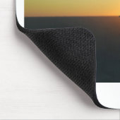 セスナ310からの日没 マウスパッド (コーナー)