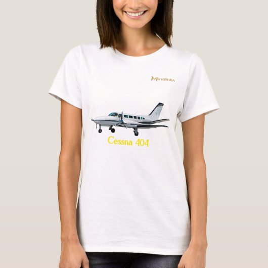 セスナ404型機  Tシャツ (正面)