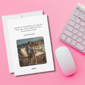 セスナ ピンク飛行機 水彩 お誕生日 楽しい シーズンカード