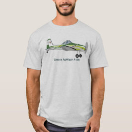 セスナAgWagon A188クロップダスター飛行機 Tシャツ