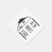 セスピアン・シェイクスピア引用文オールザワールドAステージ スタンダードカクテルナプキン (角)