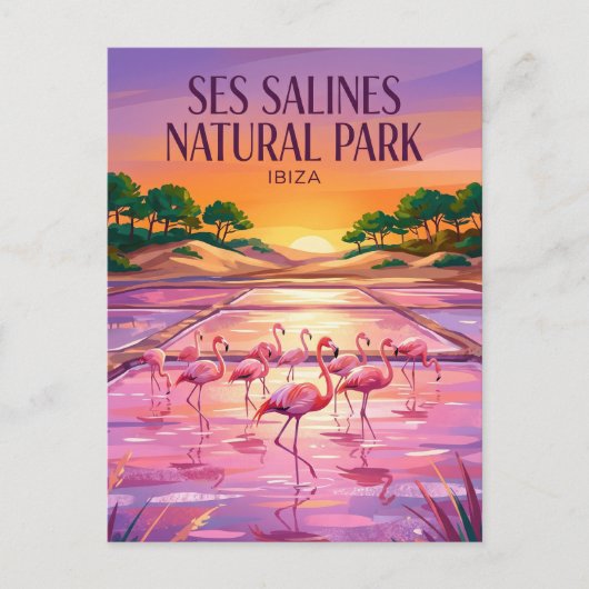 セス・サリネス自然公園 スペイン ポストカード (正面)