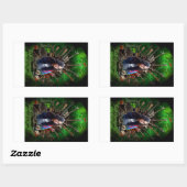 セス・ハネケット記念館 長方形シール (シート)