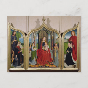 セダノファミリーのトリプチチ， c.1495-98 ポストカード