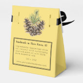 セダルウッド素朴レモングラスアーティザンソープビーズボックス フェイバーボックス (裏面サイド)