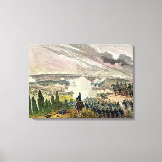セダンの戦い(1870年9月1日) キャンバスプリント (正面)