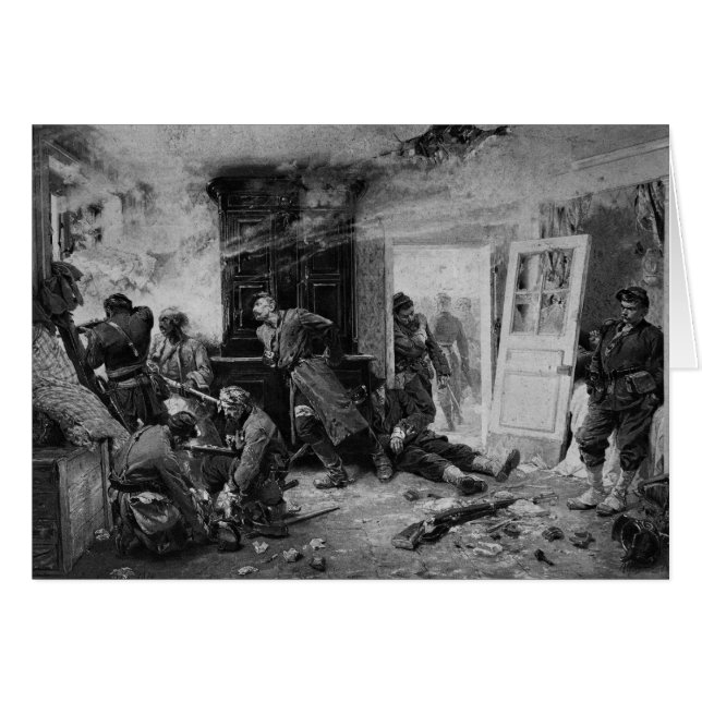 セダン1870年の近くのBalanの最後のカートリッジ (正面横)