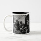 セダン1870年の近くのBalanの最後のカートリッジ ツートーンマグカップ (左)