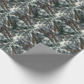 セダーズフォレスト自然レバノン背景 ラッピングペーパー (角)