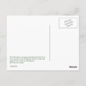 セダー川ビーチのポストカード ポストカード (裏面)