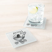 セダー生まれの最初の疫病 ガラスコースター (アングル)