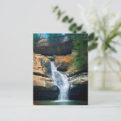 セダー秋ホッキングヒルズオハイオ ポストカード (スタンド正面)