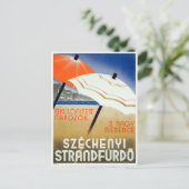 セチェンイストランドフュードハンガリーヴィンテージ ポストカード (スタンド正面)