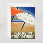 セチェンイストランドフュードハンガリーヴィンテージ ポストカード (正面/裏面)