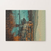 セチェンイーチェーンブリッジランドスケープブダペストハンガリー ジグソーパズル (横)