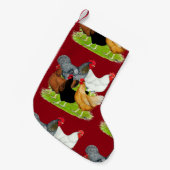 セックスで結ばれたニワトリ スモールクリスマスストッキング (正面 (吊り時))