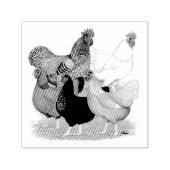 セックスで結ばれたニワトリ セルフインキングスタンプ (デザイン)