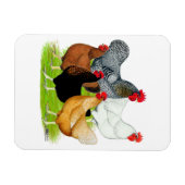 セックスで結ばれたニワトリ マグネット (横)