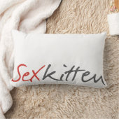 セックスキッテン枕 ランバークッション (ブランケット)