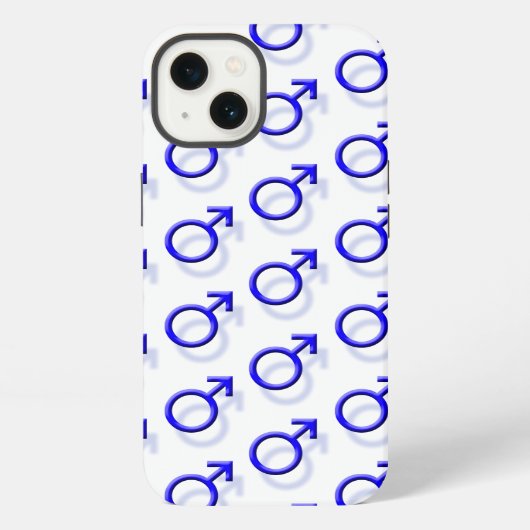セックスシンボルの男性 iPhoneケース (裏面)