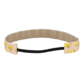 セックス間プライドハートパターン運動用ヘッドバンド アスレチックヘッドバンド (裏面)