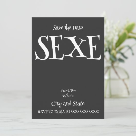 セックス 招待状 (スタンド正面)