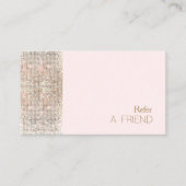 セックフェイクイン美しいサロンは友人ライトピンクを参照 紹介カード (正面)