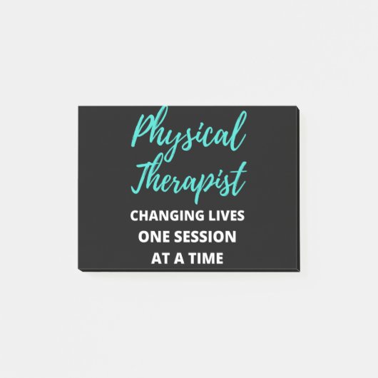 セッションごとに人生を変える理学療法士 ポストイット (正面)
