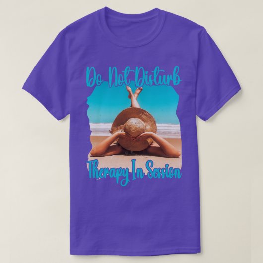 セッションでセラピーを応答不可 Tシャツ (デザイン正面)