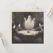 セッションに幽霊が現れるアンティークイラスト カード (正面/裏面インサイチュ)