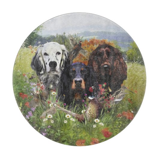 セッターズファミリ カッティングボード (正面)