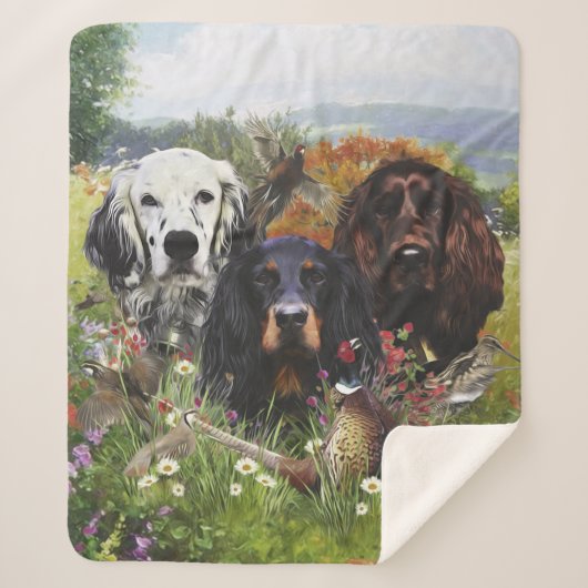 セッターズファミリ シェルパブランケット (正面)