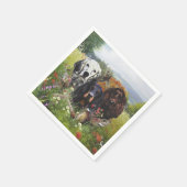 セッターズファミリ スタンダードカクテルナプキン (角)