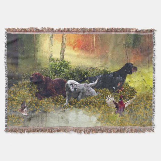 セッターズファミリ スローブランケット (正面)