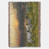 セッターズファミリ スローブランケット (正面縦)