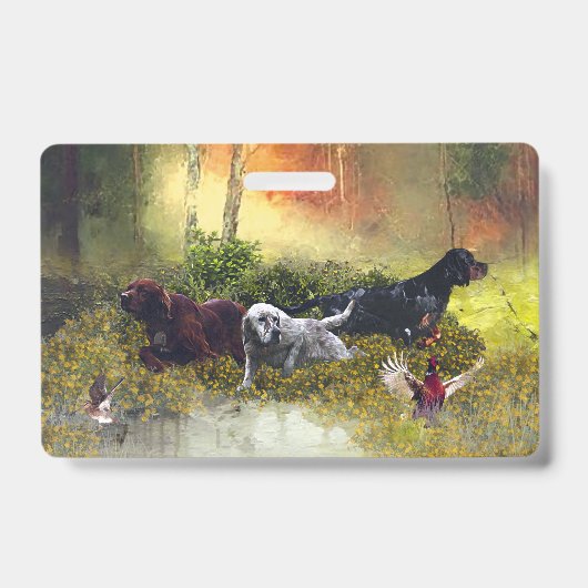 セッターズファミリ バッジ (表面)