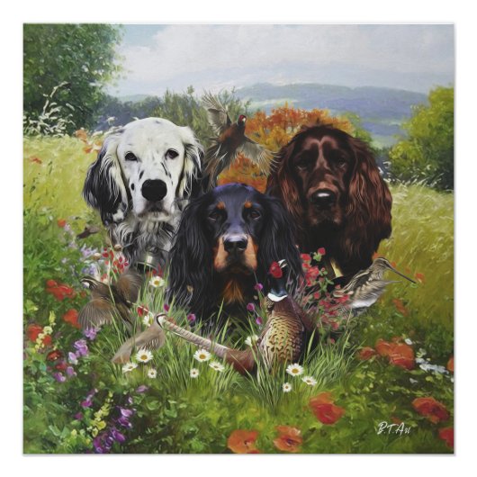 セッターズファミリ ポスター (正面)