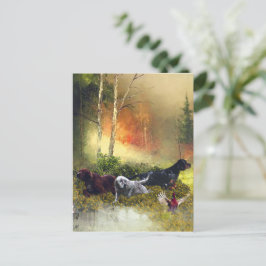 セッターズファミリ ポストカード