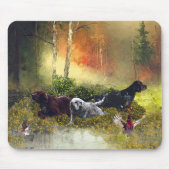 セッターズファミリ マウスパッド (正面)