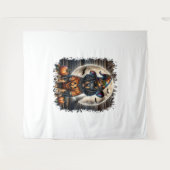 セッタードッグハロウィーン広場 タペストリー (正面(横))