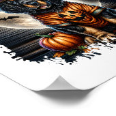 セッタードッグハロウィーン広場 ポスター (角)