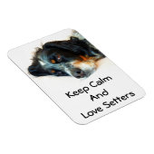 セッターラブフォトマグネット マグネット (右側)