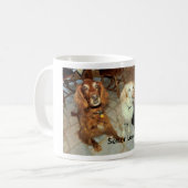 セッター愛 コーヒーマグカップ (正面左)