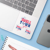 セットの3つの小さな町の女の子テキサス州カスタムカット シール (ノートパソコンとiPhone)