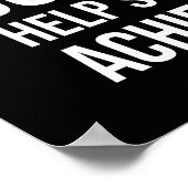 セットゴール – ハッスルと成功やる気を起こさせる ポスター (角)