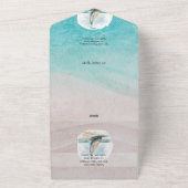 セットセール結婚式招待状 オールインワン招待状 (外側)