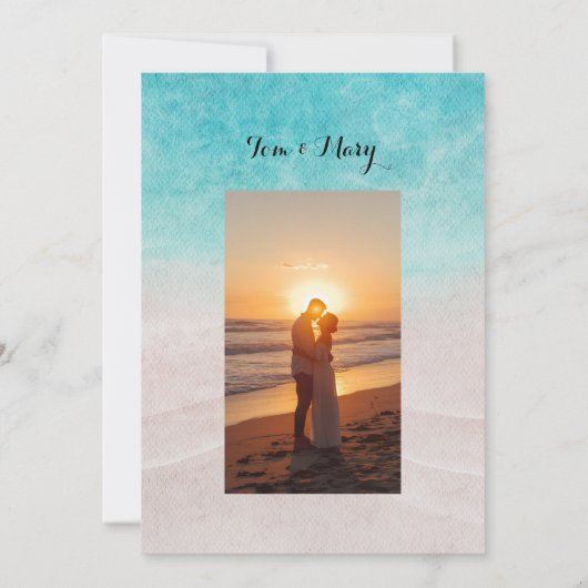 セットセール結婚式招待状 招待状 (裏面)