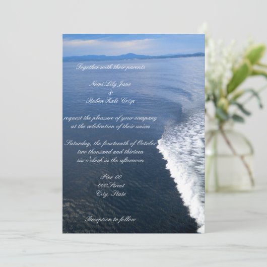 セットセール結婚式招待状 招待状 (スタンド正面)