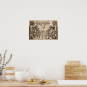 セットデザイン'Andromede' ポスター (キッチン)